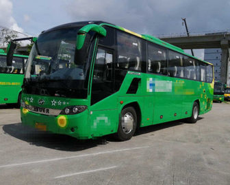 LHD 2015 Long Coaches의 51 좌석 오래된 차 버스 38000km 주행거리 년에 의하여 사용되는 임금